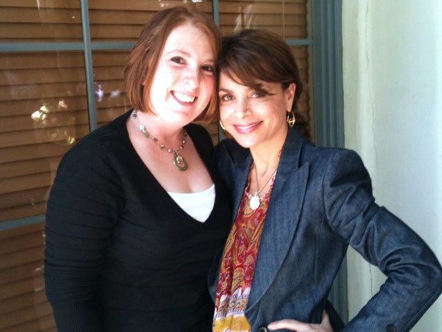 Jenni Robbins with Paula Abdul